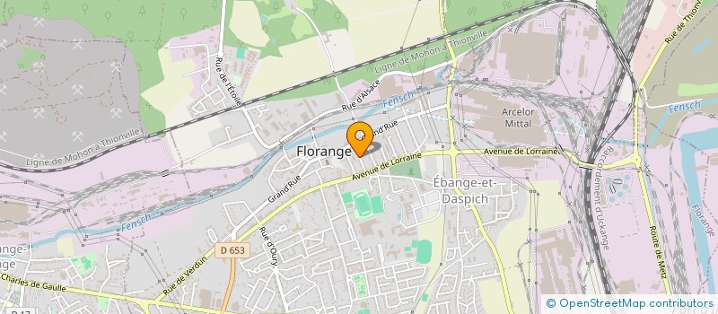 localisation de l'entreprise ECOLE MUSIQUE VALLEE FENSCH à FLORANGE