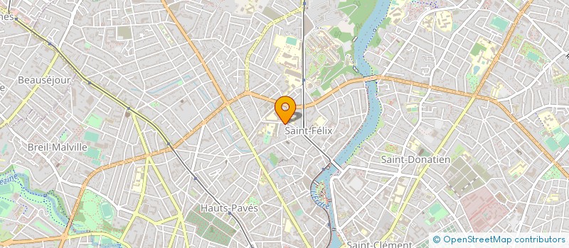 localisation de l'entreprise ECOLE NANTAISE D'ONCOLOGIE RADIOTHERAPIE à NANTES