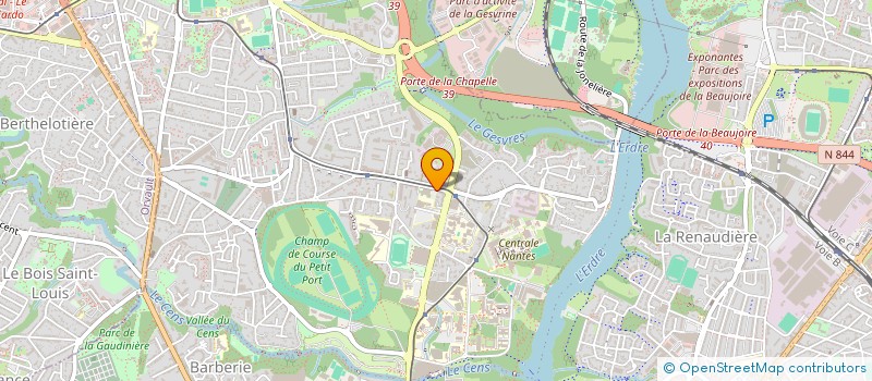 localisation de l'entreprise ECOLE NANTAISE DE KARATE à NANTES