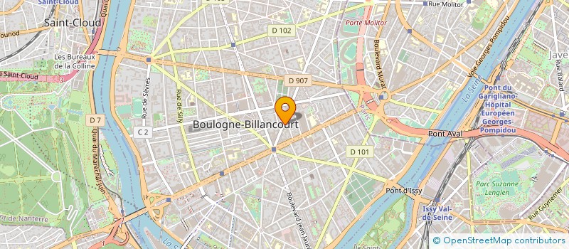 localisation de l'entreprise ECOLE NATIONAL VISITE MEDICALE à BOULOGNE-BILLANCOURT