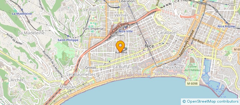 localisation de l'entreprise ECOLE NATIONALE DE COMPTABILITE ET GESTION à NICE