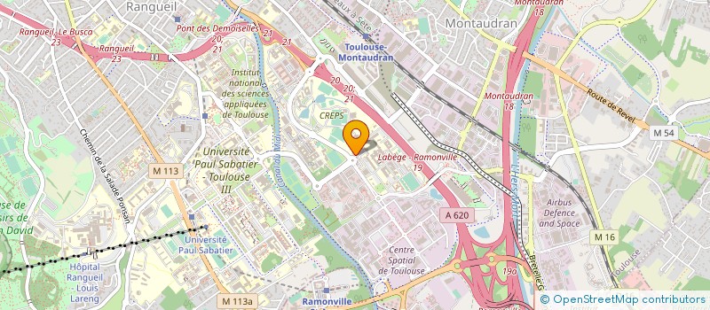 localisation de l'entreprise ECOLE NATIONALE DE L'AVIATION CIVILE à TOULOUSE