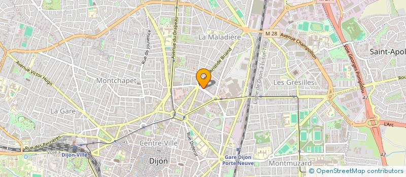 localisation de l'entreprise ECOLE NATIONALE DES GREFFES à DIJON