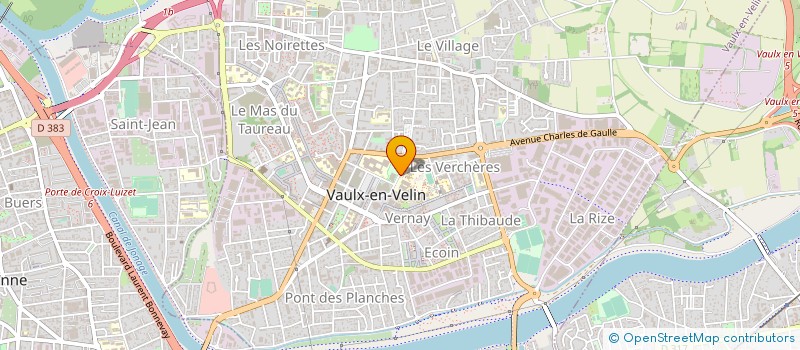 localisation de l'entreprise ECOLE NATIONALE DES TRAVAUX PUBLICS DE L'ETAT  VAULX-EN-VELIN