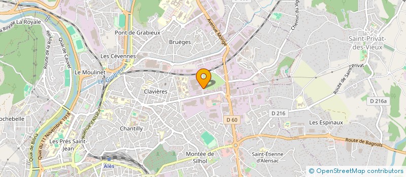 localisation de l'entreprise ECOLE NATIONALE DES VINS ET BOISSONS  ALES