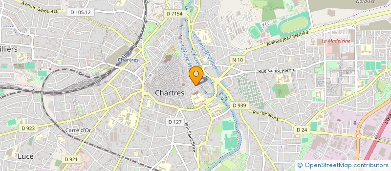 localisation de l'entreprise ECOLE NATIONALE MUSIQUE ET DANSE à CHARTRES