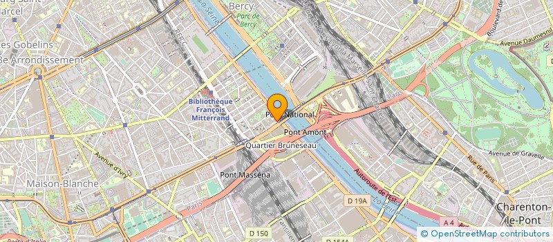 localisation de l'entreprise ECOLE NATIONALE SUPERIEURE D'ARCHITECTURE DE PARIS-VAL DE SEINE  PARIS