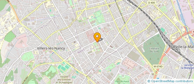 localisation de l'entreprise ECOLE NATIONALE SUPERIEURE D'ART ET DE DESIGN DE NANCY à NANCY