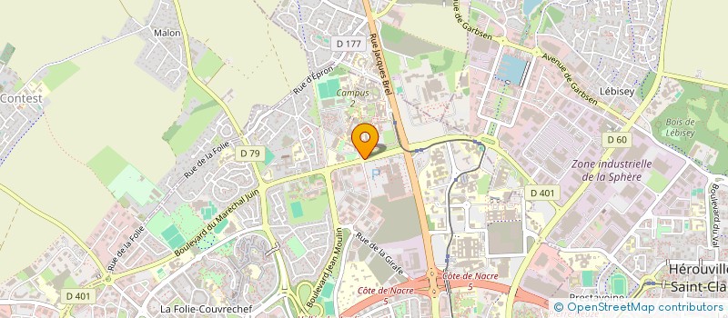 localisation de l'entreprise ECOLE NATIONALE SUPERIEURE D'INGENIEURS DE CAEN à CAEN