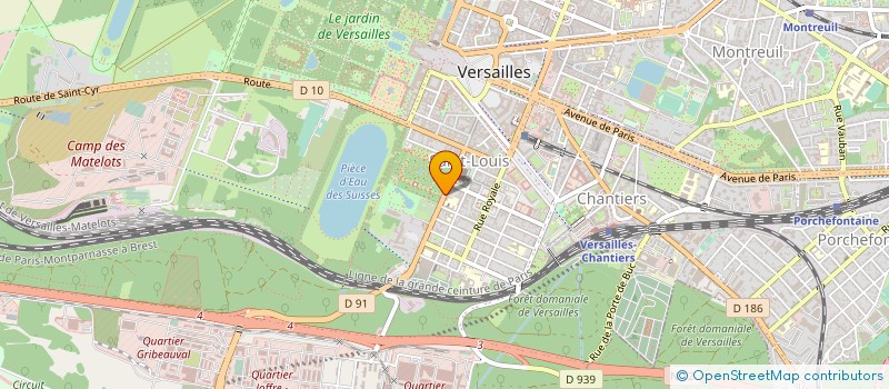 localisation de l'entreprise ECOLE NATIONALE SUPERIEURE DE PAYSAGE DE VERSAILLES à VERSAILLES