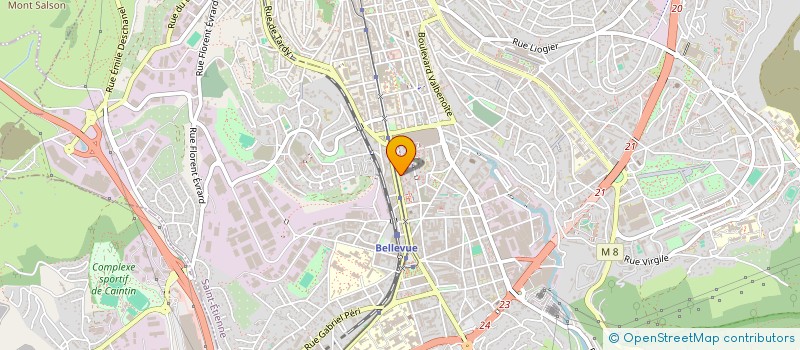 localisation de l'entreprise ECOLE NATIONALE SUPERIEURE DE SECURITE SOCIALE à SAINT-ETIENNE