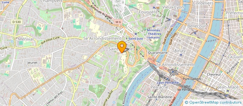 localisation de l'entreprise ECOLE NATIONALE SUPERIEURE DES ARTS ET TECHNIQUES DU THEATRE à LYON