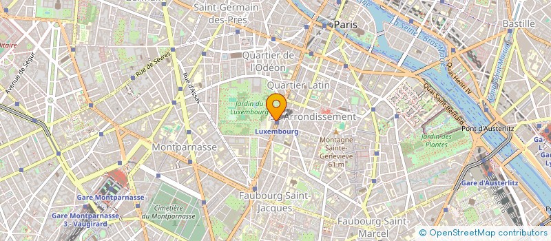 localisation de l'entreprise ECOLE NATIONALE SUPERIEURE DES MINES DE PARIS à PARIS