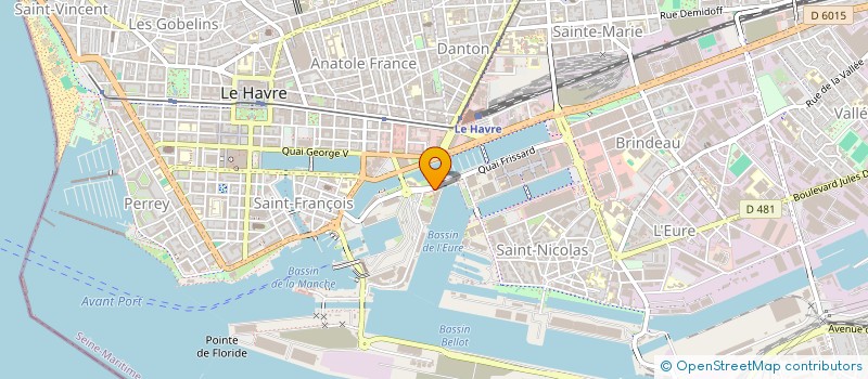 localisation de l'entreprise ECOLE NATIONALE SUPERIEURE MARITIME à LE HAVRE