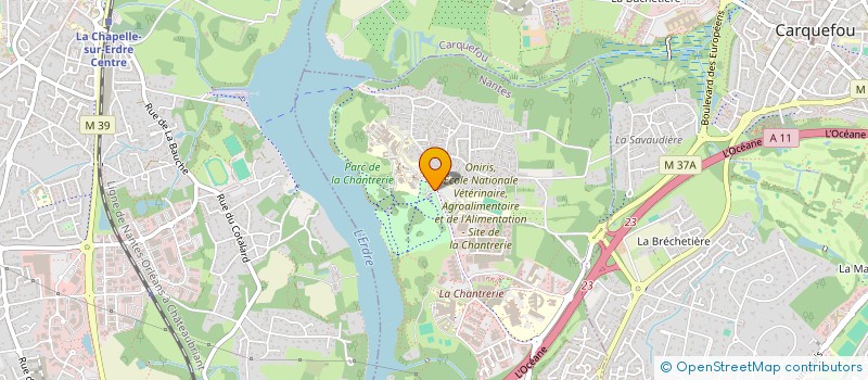 localisation de l'entreprise ECOLE NATIONALE VETERINAIRE AGROALIMENTAIRE ET DE L'ALIMENTATION NANTES ATLANTIQUE à NANTES