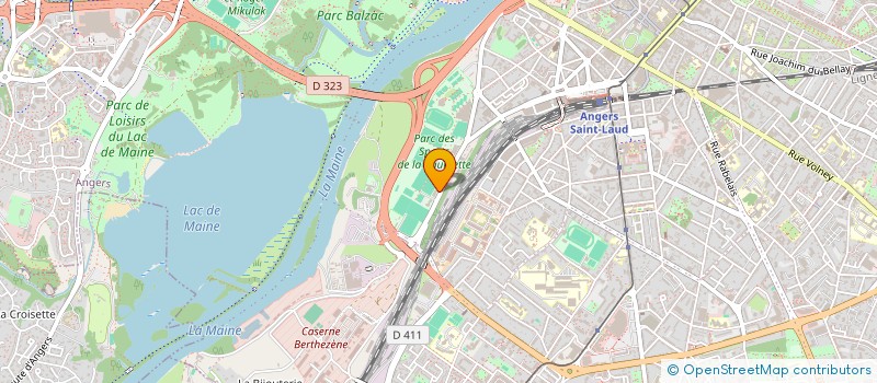 localisation de l'entreprise ECOLE NOIR & BLANC à ANGERS