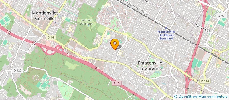 localisation de l'entreprise ECOLE NORD-VALDOISIENNE DE KRAV MAGA  FRANCONVILLE