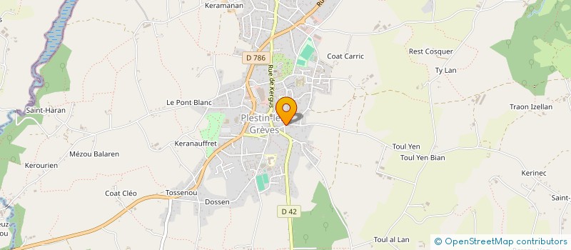 localisation de l'entreprise ECOLE NOTRE DAME  PLESTIN-LES-GREVES