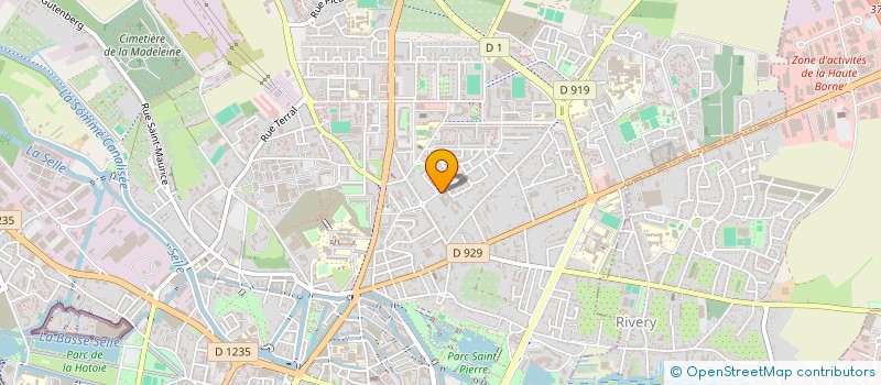 localisation de l'entreprise ECOLE NOTRE DAME DU BON CONSEIL  AMIENS
