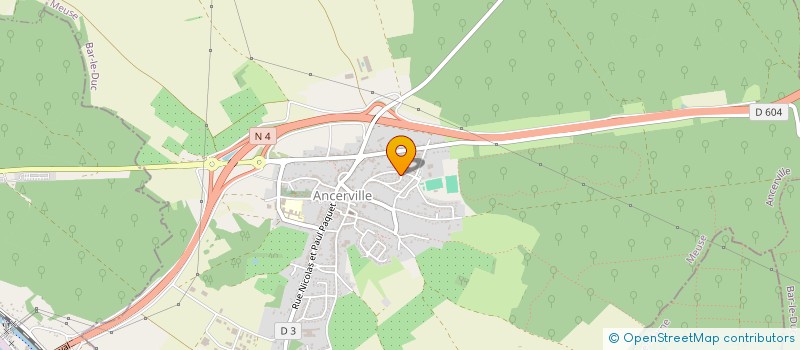 localisation de l'entreprise ECOLE NOTRE DAME ENSEIGNEMENT PRIMAIRE  ANCERVILLE