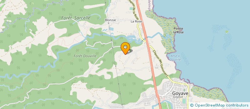 localisation de l'entreprise ECOLE PANAFRICAINE DE GUADELOUPE  GOYAVE