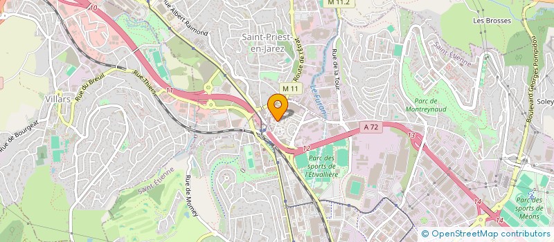 localisation de l'entreprise ECOLE PARENTS EDUCATEUR ST ETIENNE LOIRE à SAINT-ETIENNE