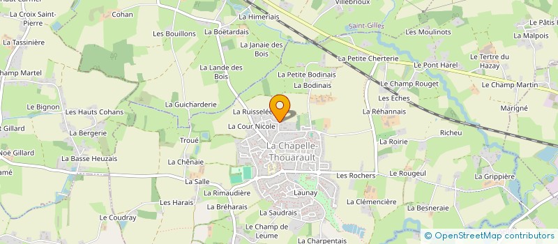 localisation de l'entreprise ECOLE PARENTS ET EDUCATEURS DE BRETAGNE  L'HERMITAGE