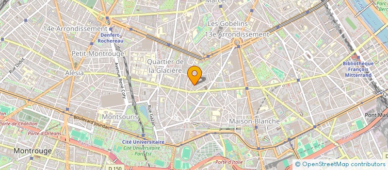 localisation de l'entreprise ECOLE PARISIENNE DE GESTALT  PARIS