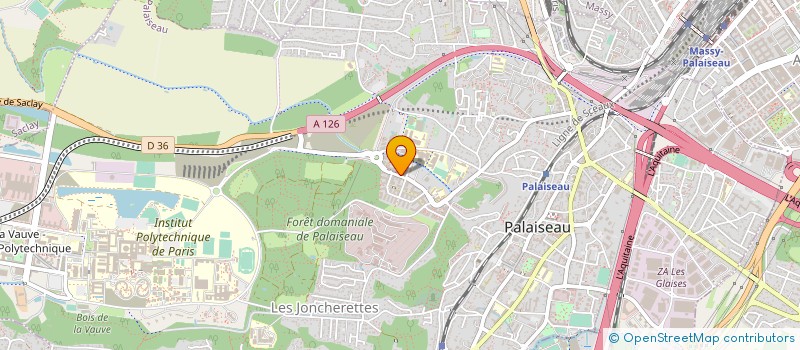 localisation de l'entreprise ECOLE POLYTECHNIQUE à PALAISEAU