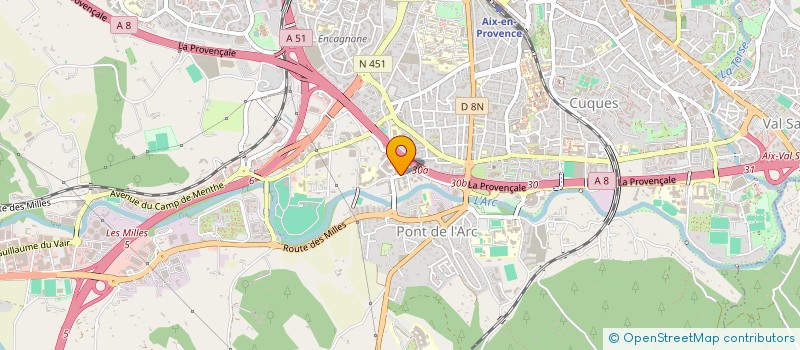 localisation de l'entreprise ECOLE POPULAIRE SUP SUEDOISE AIX EN PCE  AIX-EN-PROVENCE