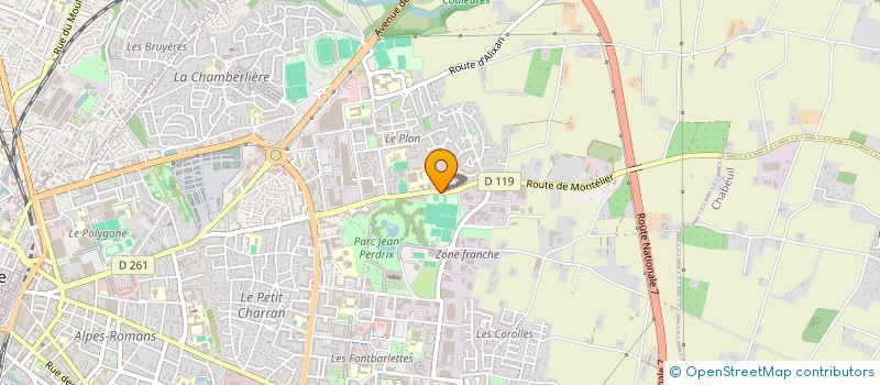 localisation de l'entreprise ECOLE PRIMAIRE ADVENTISTE  VALENCE