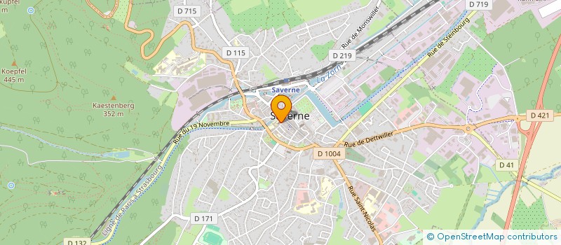 localisation de l'entreprise ECOLE PRIMAIRE CATHOL FILLES à SAVERNE