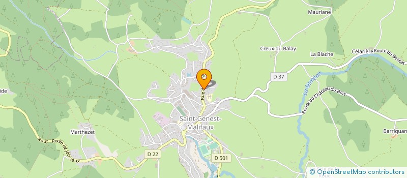 localisation de l'entreprise ECOLE PRIMAIRE MIXTE ST JOSEPH à MARLHES