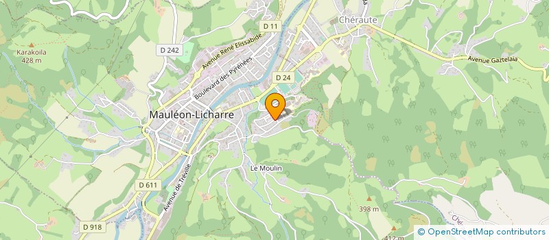 localisation de l'entreprise ECOLE PRIMAIRE PRIVEE IKASTOLA à MAULEON-LICHARRE