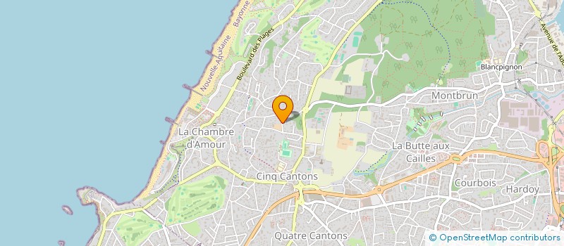 localisation de l'entreprise ECOLE PRIMAIRE PRIVEE IKASTOLA à ANGLET