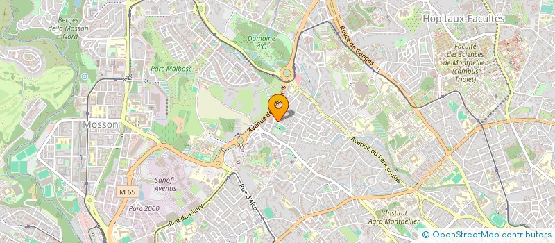 localisation de l'entreprise ECOLE PRIMAIRE STEINER-WALDORF à MONTPELLIER