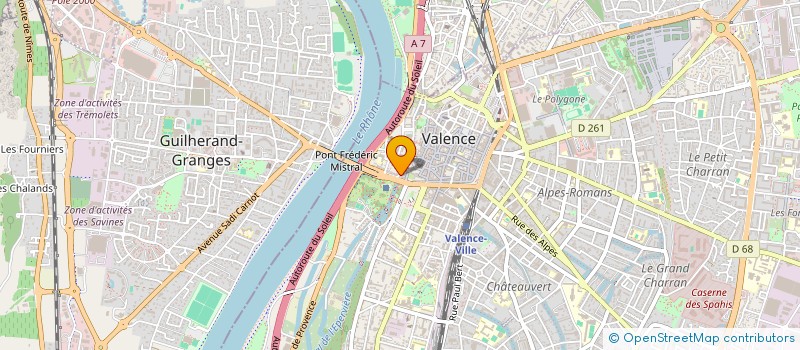 localisation de l'entreprise ECOLE PRIVE ESTHETIQUE ET DE COIFFURE à VALENCE