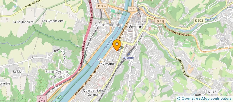 localisation de l'entreprise ECOLE PRIVEE D'ESTHETIQUE DE VIENNE à VIENNE