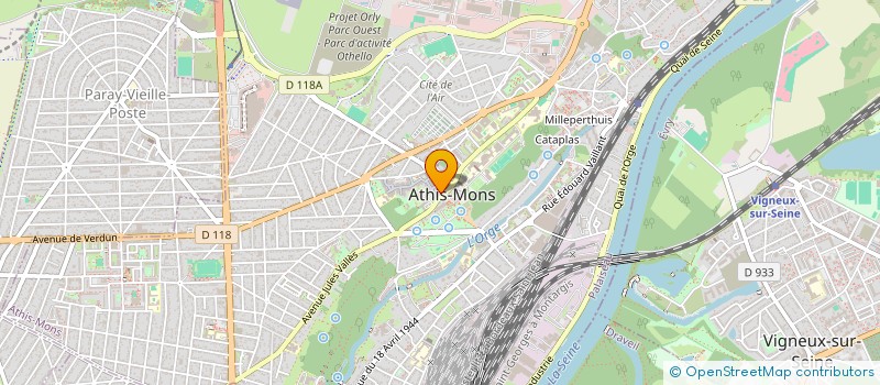 localisation de l'entreprise ECOLE PRIVEE DE GARCONS à ATHIS-MONS