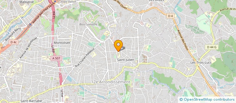localisation de l'entreprise ECOLE PRIVEE HAMASKAINE à MARSEILLE