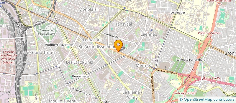 localisation de l'entreprise ECOLE PRIVEE LA FOURMI  LYON