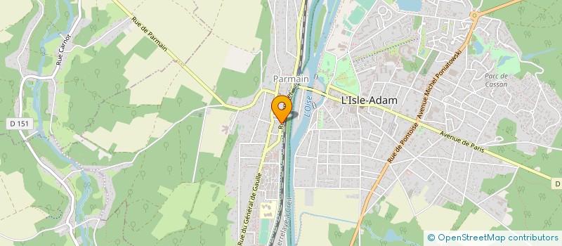 localisation de l'entreprise ECOLE PRIVEE LAIQUE A TRAVERS CHANTS  PARMAIN