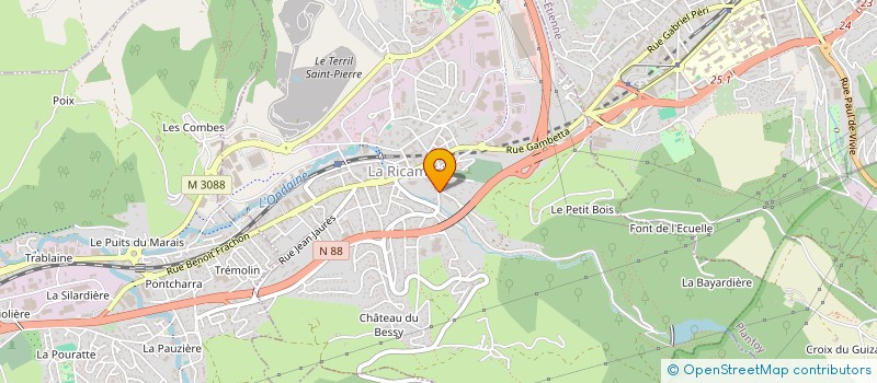 localisation de l'entreprise ECOLE PRIVEE MIXTE à LA RICAMARIE