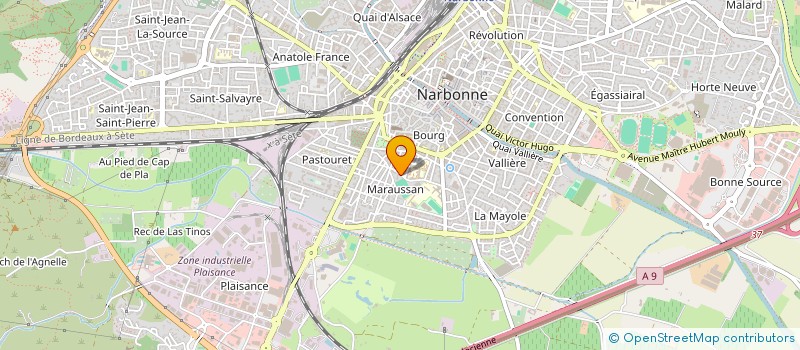 localisation de l'entreprise ECOLE PRIVEE NARBONNAISE à NARBONNE