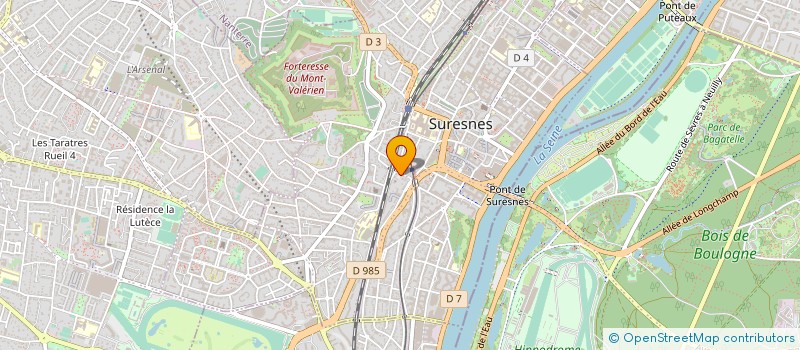 localisation de l'entreprise ECOLE PRIVEE ST FERREOL à SURESNES