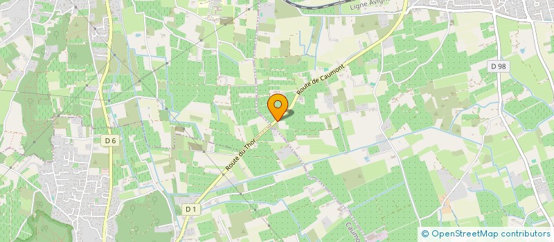 localisation de l'entreprise ECOLE PROVENCE SOPHROLOGIE COMMUNICATION à LE THOR