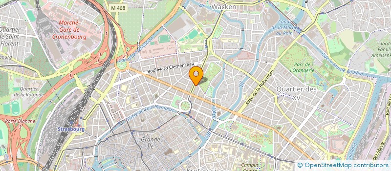 localisation de l'entreprise ECOLE PSYCHANALYTIQUE DE STRASBOURG à STRASBOURG