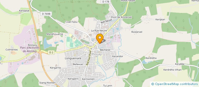 localisation de l'entreprise ECOLE PUBLIQUE  CALAN