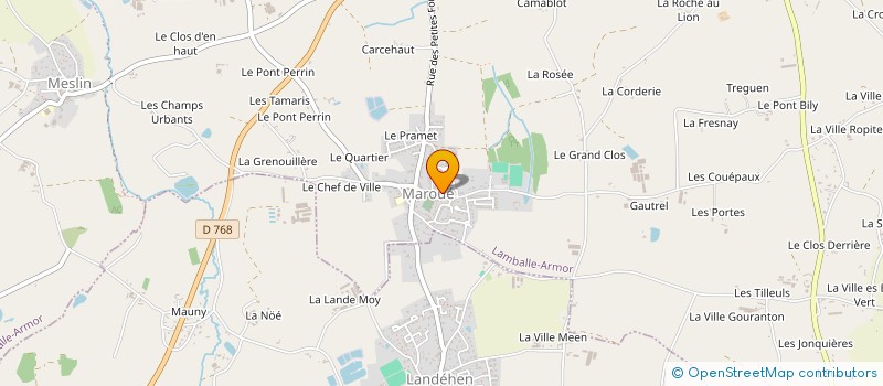 localisation de l'entreprise ECOLE PUBLIQUE GARDERIE à LAMBALLE-ARMOR