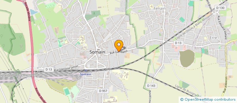 localisation de l'entreprise ECOLE PUGILISTIQUE SIMAINOISE à SOMAIN
